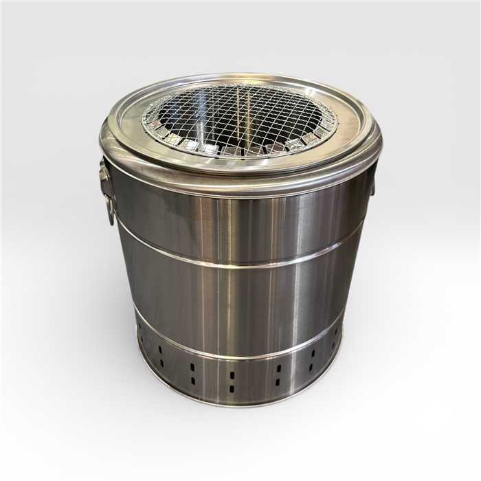 BARBECUE FUJI INOX POUR 28 BROCHETTES Ø42CM