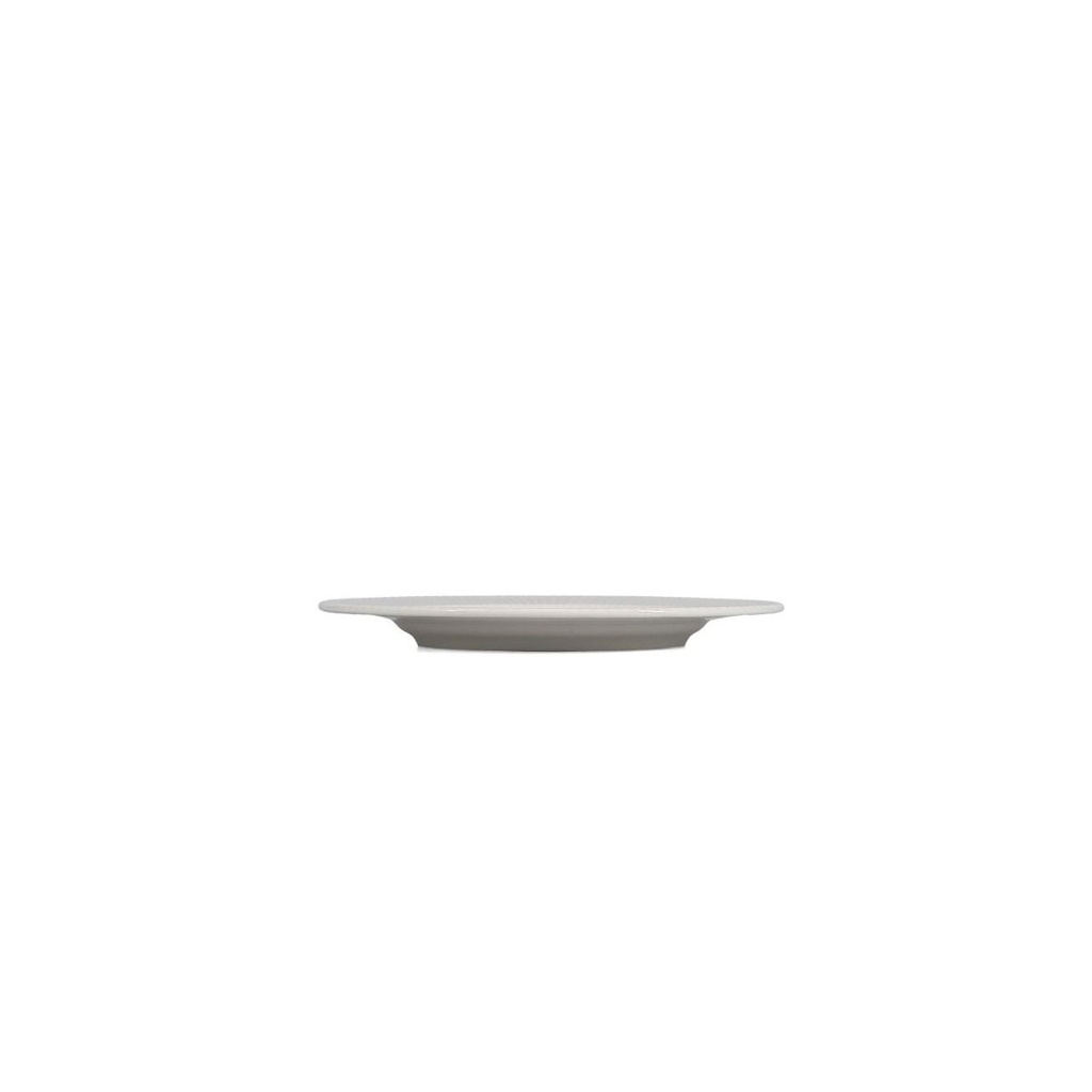 BONBISTRO SOLIS - ASSIETTE PLATE BLANCHE EN PORCELAINE 20 x 14CM - 740543