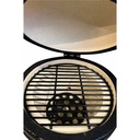 BARBECUE FUJI KAMADO NOIR EN CERAMIQUE 35 x 40,5CM HT 55CM 