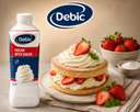 DEBIC CREME FRAICHE 35% ** SUCREE ** UHT 2L