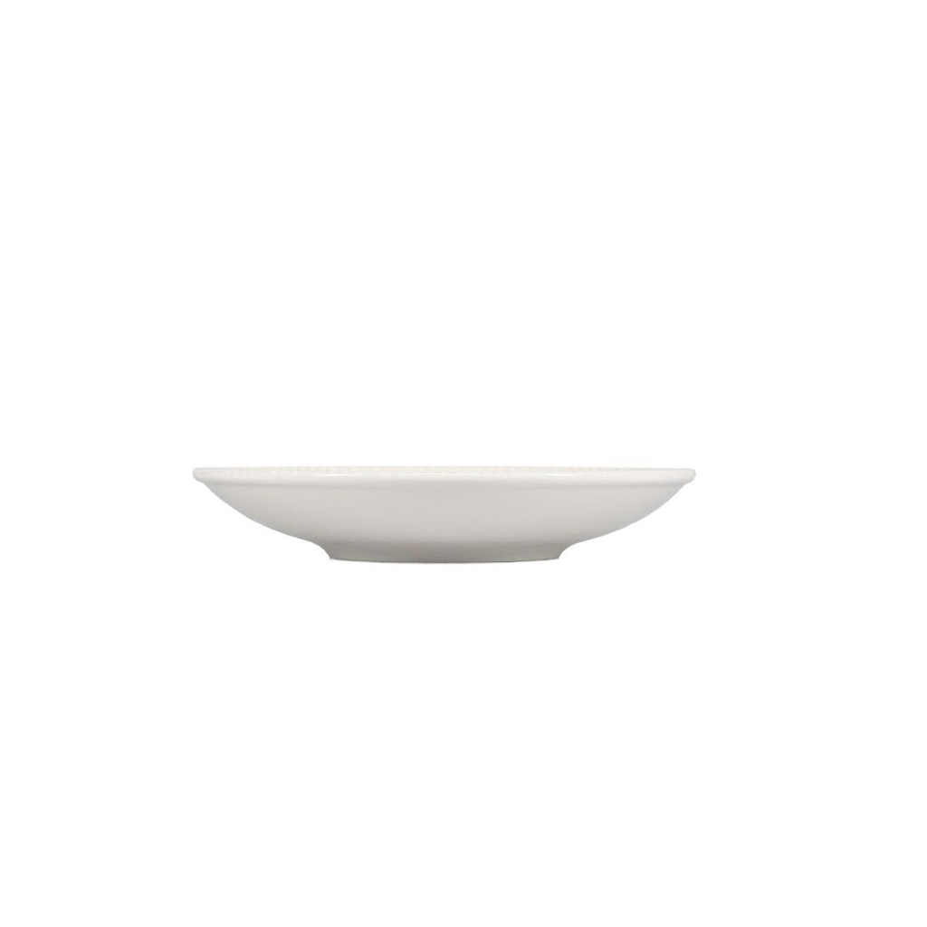 BONBISTRO SOLIS - ASSIETTE CREUSE EN PORCELAINE BLANC 25,5CM HT 4,5CM - 740538
