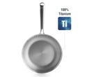 LACOR - POÊLE TITANIUM EN INOX Ø20 CM - H 5,5 CM - TOUS FEUX