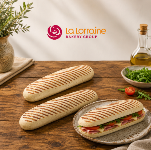 ❄️DAUPHINE 2103849 PANINI AUX HERBES PRE-GRILLE 27CM CUIT 50 X 125GR