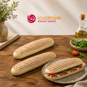 ❄️DAUPHINE 2103849 PANINI AUX HERBES PRE-GRILLE 27CM CUIT 50 X 125GR