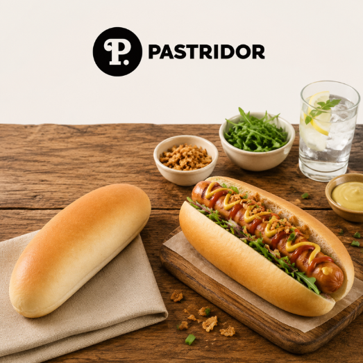 ❄️PASTRIDOR 223871 PAIN HOT DOG CLASSIC BLANC 17CM 60 X 72GR