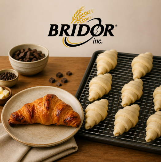 ❄️BRIDOR 31044 CROISSANT BEURRE FIN PAC 60X70GR