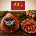 JAMBON ITALIEN 10 MOIS GRECCI ± 15KG***POIDS VARIABLE*** VENDU PAR CARTON DE 2 PCES DE 7.5Kg
