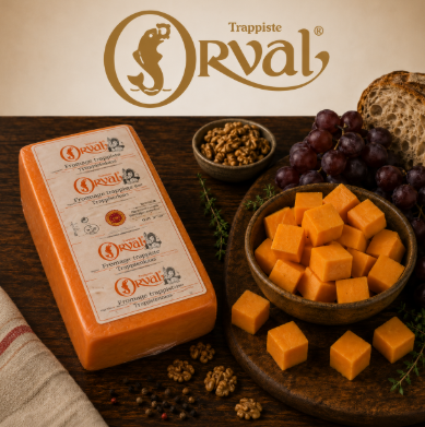 FROMAGE ABBAYE ORVAL BLOC 2,2KG ***POIDS VARIABLE*** 