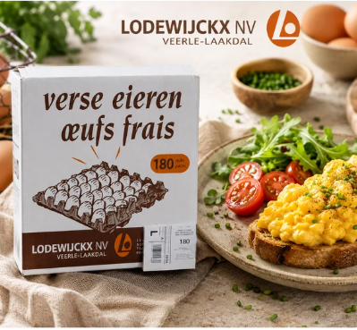 OEUFS FRAIS BRUN LARGE 180 PCES