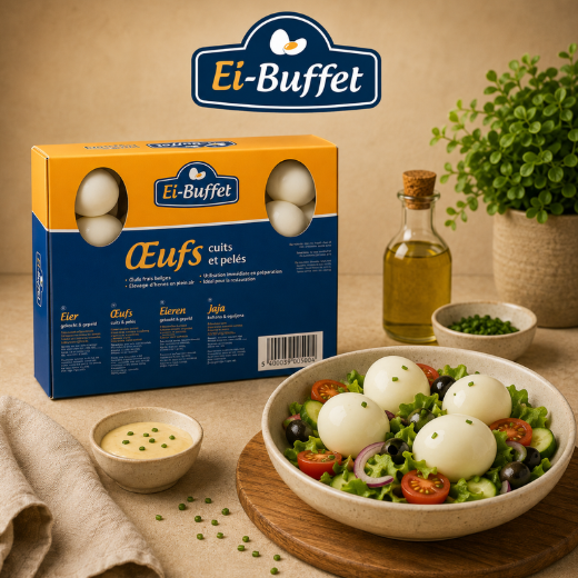 EIPRO OEUFS DURS ECALES 30PC PIZZABOX