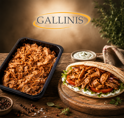 ❄️GYROS DE DINDE CUITS LAMELLES SURGELÉ HALAL 500GR