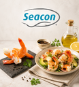 ❄️SEACON SCAMPIS 26/30 DECORTIQUE 80% PND IQF 1KG VANNAMEI POIDS NET 800GR
