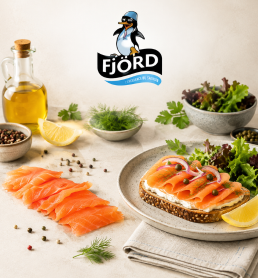❄️FJORD CHUTES DE SAUMON FUME SURGELE  500GR