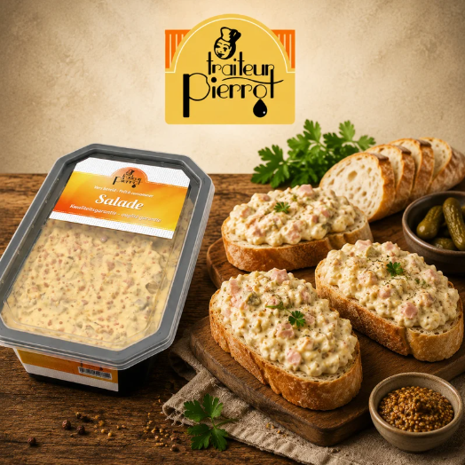 TRAITEUR PIERROT SALADE ROTI MOUTARDE   1.25KG