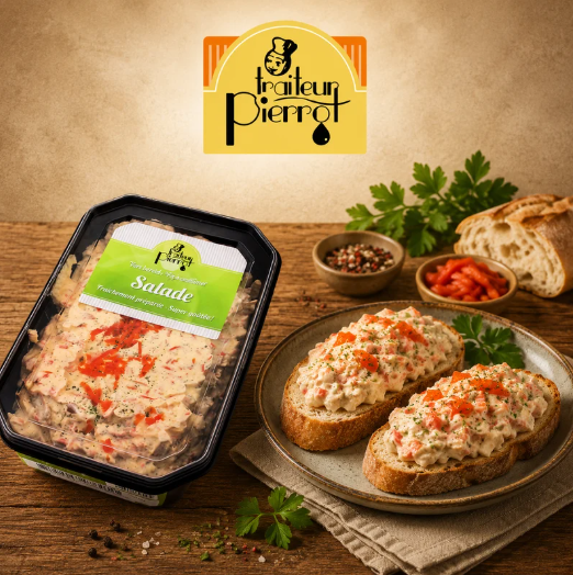 TRAITEUR PIERROT SALADE PITA A L'AIL  1.25KG