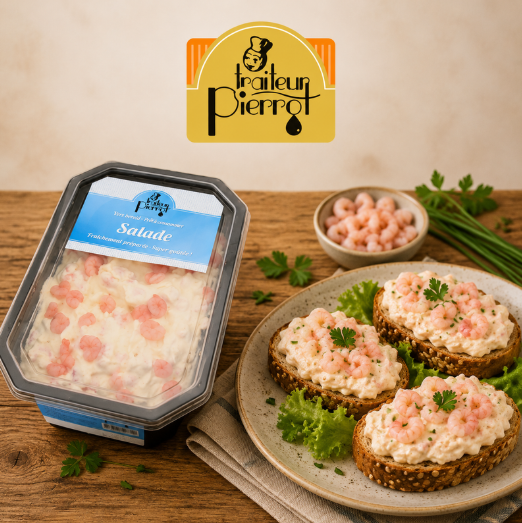TRAITEUR PIERROT SALADE DE CREVETTES ROSES 1.25KG