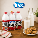 INEX 6013 LAIT ENTIER UHT PET 6 X 1L  ***EPUISE MAPTREM - A REMPLACER PAR SOLAREC EN 12 X 1 L***