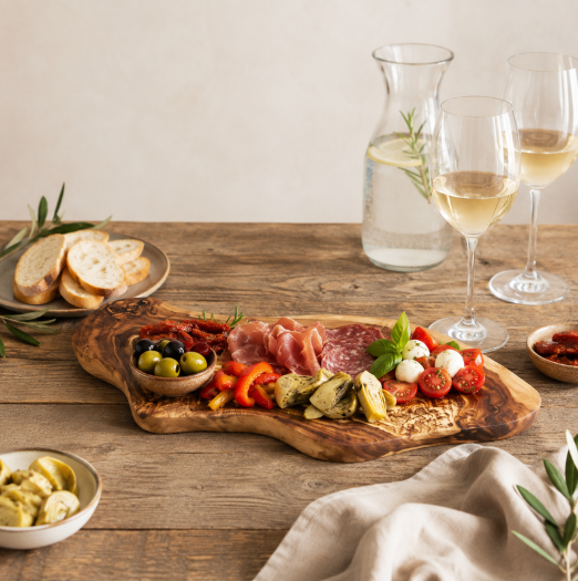 EARTH PLANCHE DECOUPE OLIVIER 45X15CM OVALE