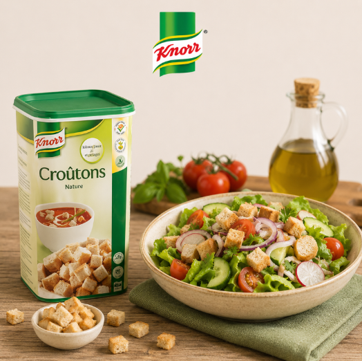 KNORR CROUTONS NATURE SPECIAL SALADE 580GR
