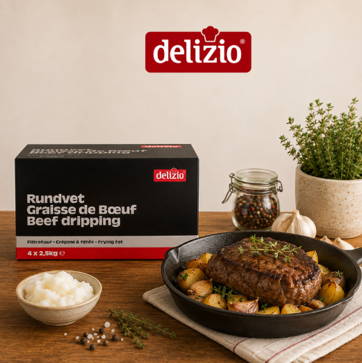 DELIZIO GRAISSE DE BOEUF 4 X 2.5KG