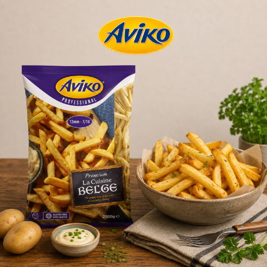 ❄️AVIKO FRITES BELGES ARTISANALES 12X12MM 2.5KG