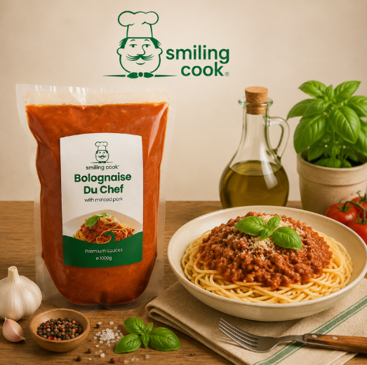 SMILING COOK *SAUCE BOLOGNAISE DU CHEF 1KG PUR PORC