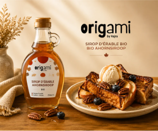ORIGAMI SIROP D'ÉRABLE AMBRÉ GRADE A BIO 250ML