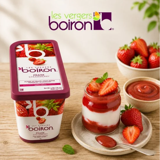 ❄️BOIRON 589 PUREE FRAISE  *SANS SUCRE* 1KG