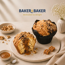 ❄️B & B 2057 MUFFIN FOURRE CARAMEL BEURRE SALÉ 24 X 130GR