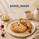 ❄️B & B 29443 COOKIES XL FRAMBOISE  & CHOCOLAT  BLANC PRECUIT 60 X 80GR