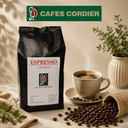 CAFE CORDIER CAFÉ ESPRESSO **ROUGE** EN GRAINS 1KG