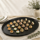 COMAS PLATEAU ANTI-DERAPANT 56X68CM OVAL FIBRE DE VERRE