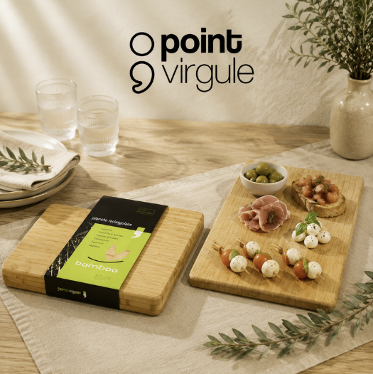 POINT-VIRGULE PLANCHE BAMBOU 45X35X5CM