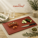 CATERCHEF PLANCHE POLY GN1/1 ROUGE 53X32.5X2CM A/RIGOLE
