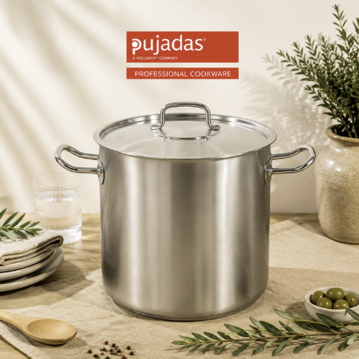 PUJADAS MARMITE HAUTE INOX 28XH28CM-16L A/C
