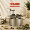 PUJADAS MARMITE INOX CUIT PATES 35CM H21CM-20L