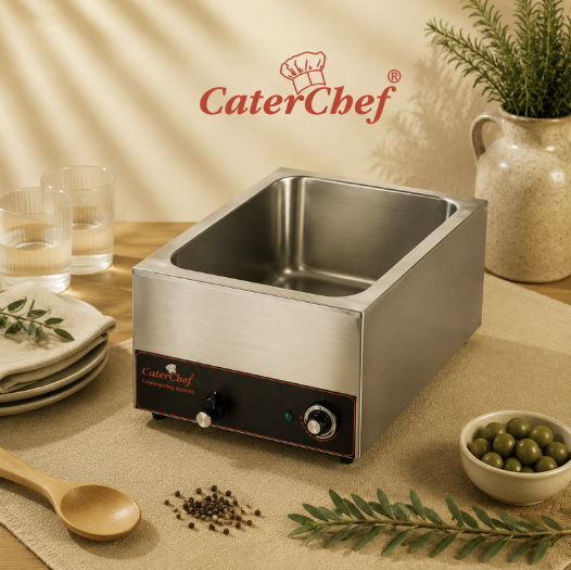 CATERCHEF BAIN MARIE GN1/1 VIDE A/ROBINET-1200W  