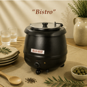 BISTRO BAIN MARIE CHAUFFE SOUPE NOIR 10L  DIAM 35CM HT 36CM