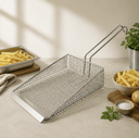 PELLE FRITES INOX TOILE SIMPLE 20X17CM