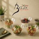 VERRINE CUP EVASE 195 ML PS CLAIR 10PCS
