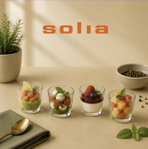 MINI VERRINE CANTINE EN PLASTIQUE TRANSPARENT 50ML H4,4CM Ø4,7CM 100PCS