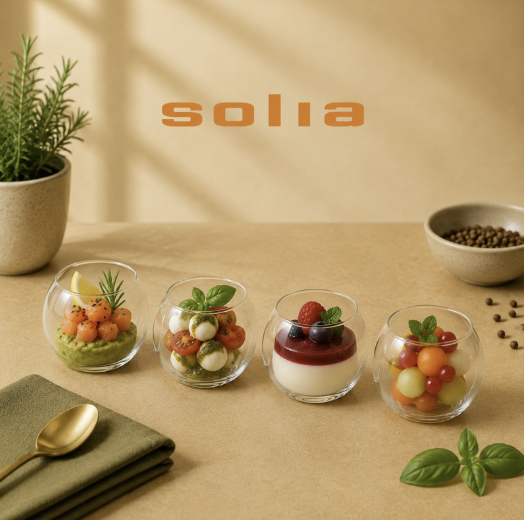 VERRINE SPHÈRE 150 ML TRANSPARENT H5CM Ø7,3CM 