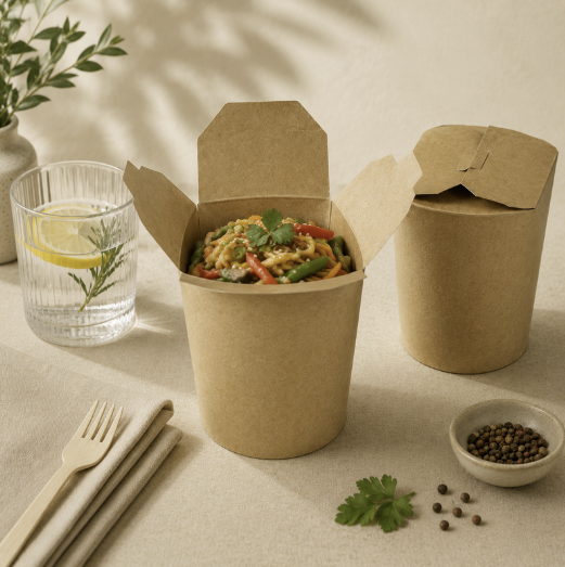 CORNET DE PATES KRAFT 950ML 10.5 x 9.5CM HT 12CM 25 PCS