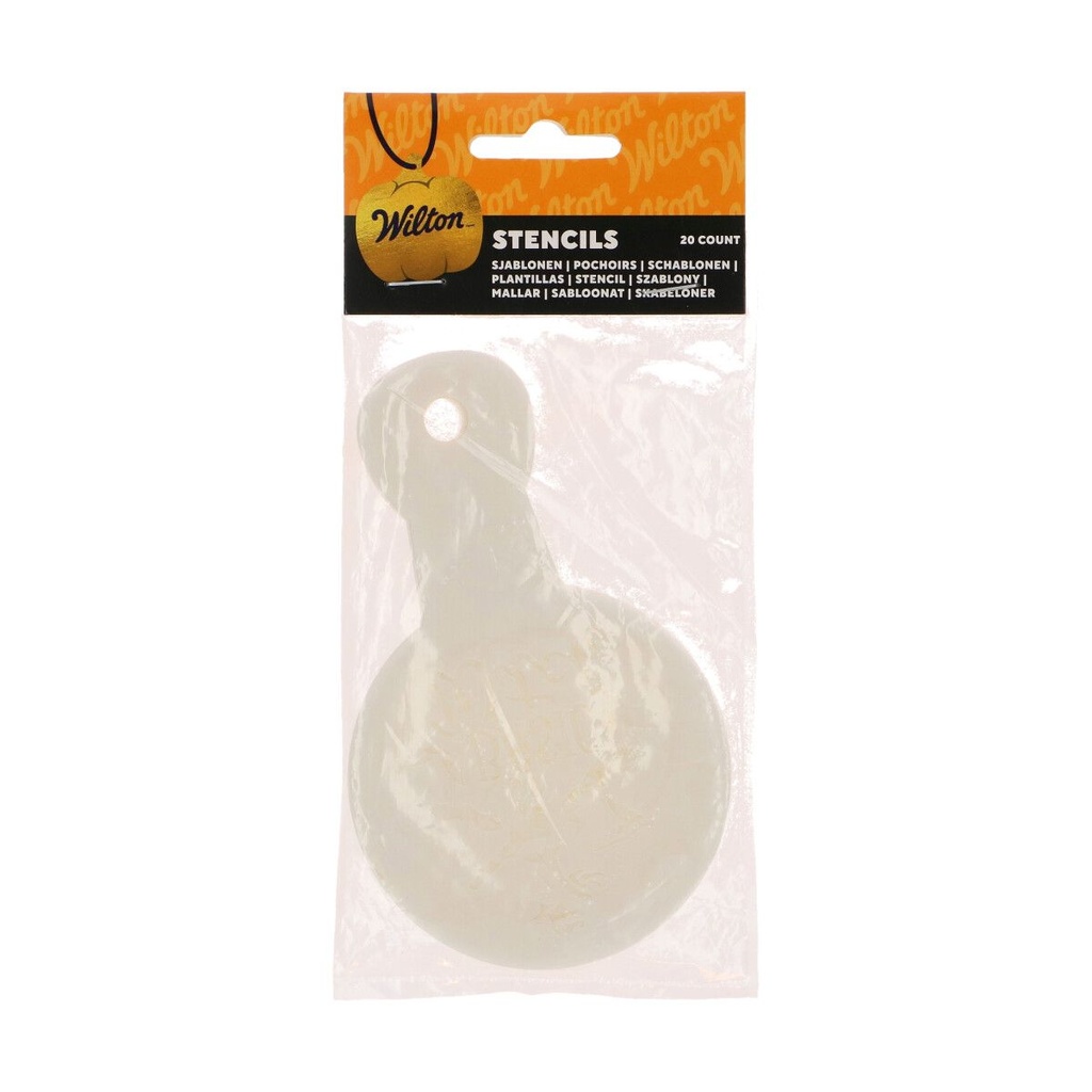 WILTON - POCHOIR HALLOWEEN POUR BISCUIT - Ø 8,5CM - 20 PCS