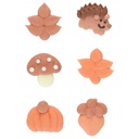 WILTON - SACHETS TRANSPARENTS MOTIF HALLOWEEN - 10 × 5 CM - HT 24 CM - 20 PCS