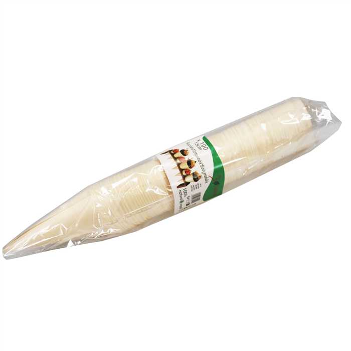 W2 CORNET FEUILLE BAMBOU - 130MM Ø 50 MM 100PCS