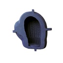 DECO RELIEF - MOULE SILICONE TROMPE L'OEIL - FANTÔME - Ø70MM HT 72MM