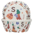FUNCAKES - CAISSETTES CUPCAKES - SAINT-NICOLAS - 48 PCS