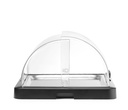 HENDI - UNIQ VITRINE DE COMPTOIR RÉFRIGÉRANTE VERTE AVEC COUVERCLE COULISSANT - 46 x 35,5 CM HT 22 CM