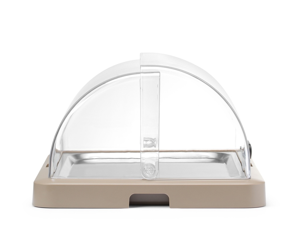 HENDI - UNIQ VITRINE DE COMPTOIR RÉFRIGÉRANTE VERTE AVEC COUVERCLE COULISSANT - 46 x 35,5 CM HT 22 CM